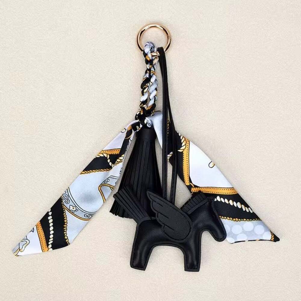 Black Horse and tassel bag charm